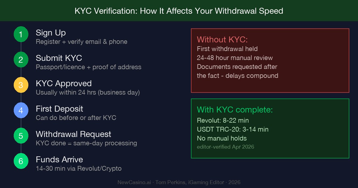 KYC verification steps for fast casino withdrawals Ireland